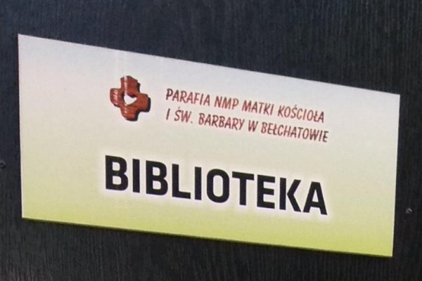 Biblioteka Parafialna nieczynna!