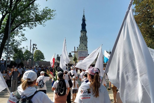 Grupa Sercańska (Biała) dotarła na Jasną Górę!