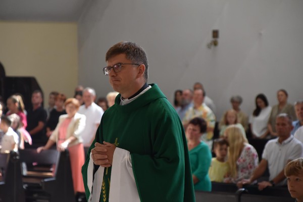 ks. Łukasz Grzejda SCJ - nasz parafianin wyjeżdza na misje